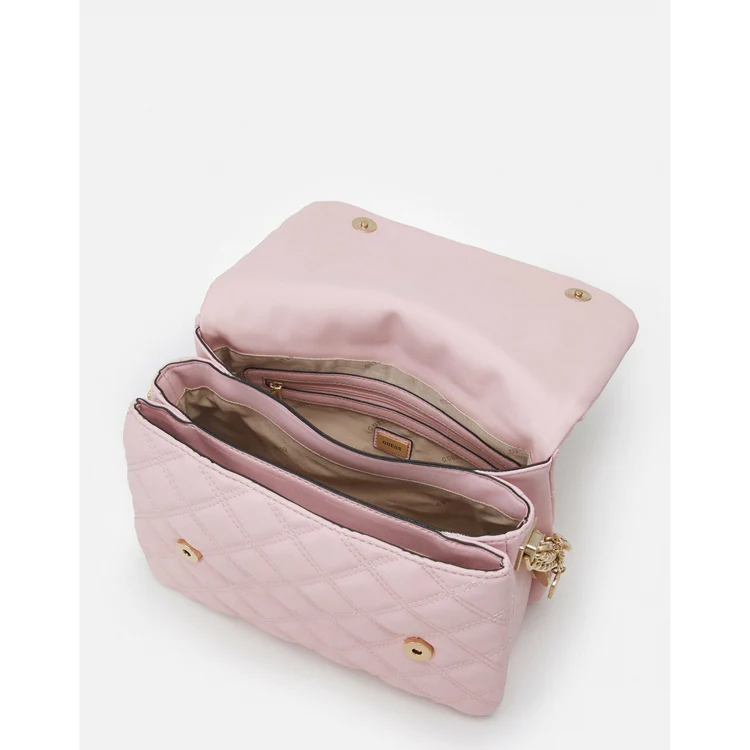 Miniature : Sac à main Kamina matelassé rose  Guess