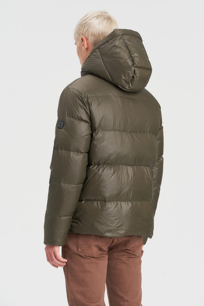 Miniature : Manteau de nylon matelassé olive Kuwalla-Tee, style KUL-PKA005