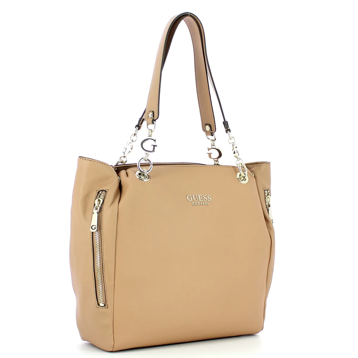 Sac à main G chain tan Guess