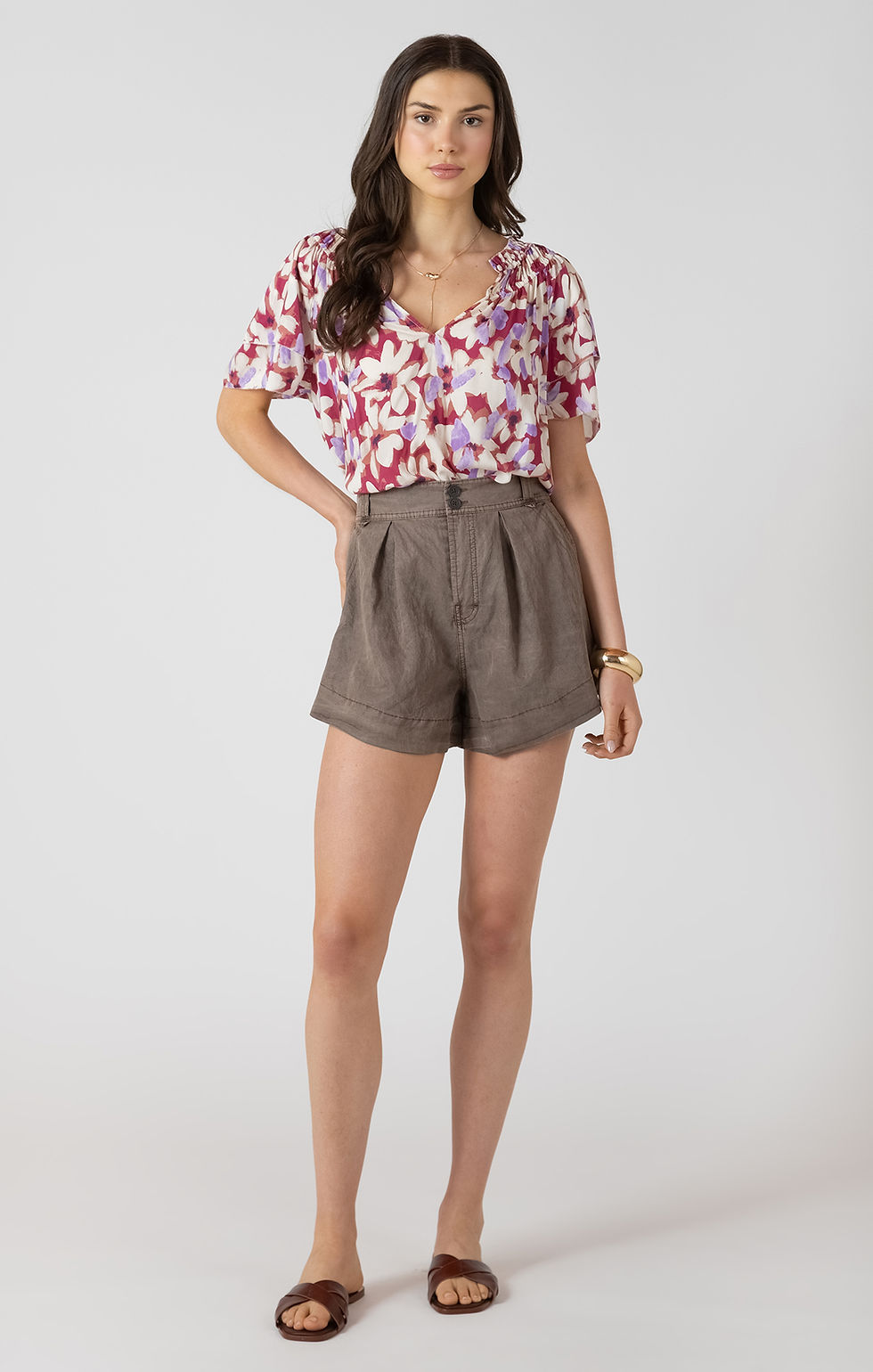 Short pincé Dex | Boutique Plateforme