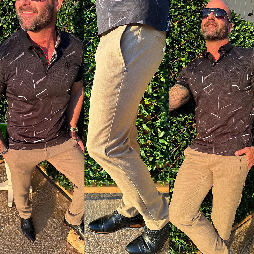 Polo Kipling géométrique Au Noir | Boutique Plateforme