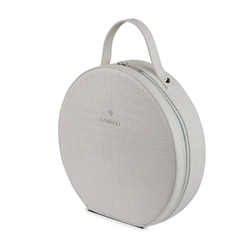 Miniature : Sac à main Olivia vanille texturé par Lambert | Boutique Plateforme