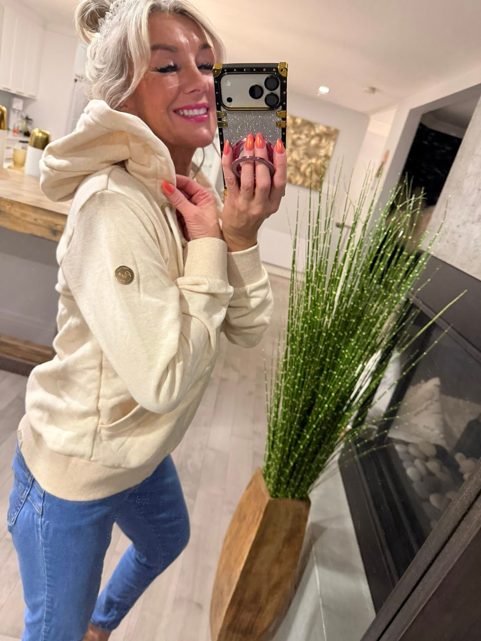 Veste à capuchon uni et logo doré Ragwear | Boutique Plateforme
