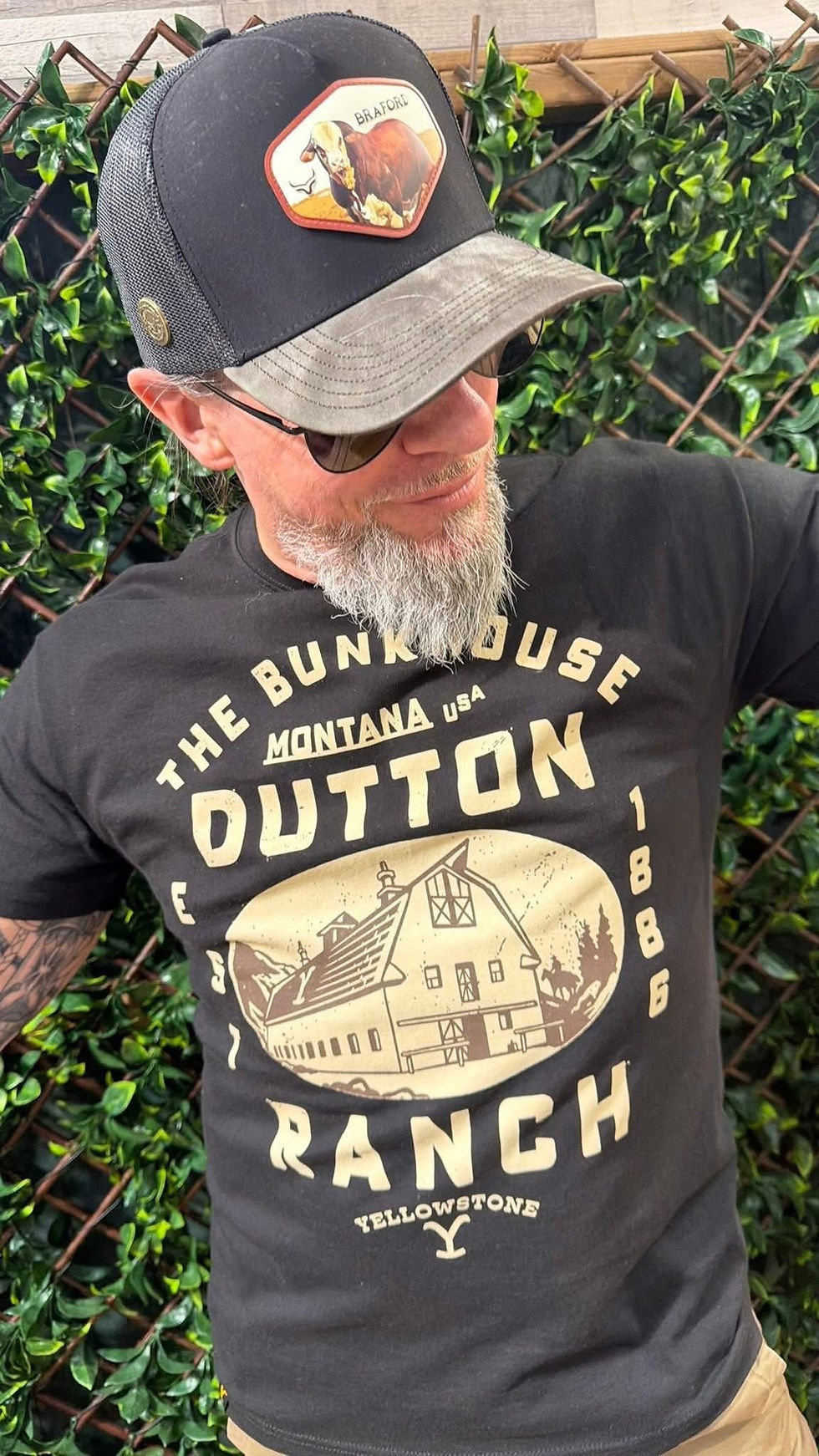 T-shirt imprimé ranch Yellowstone | Boutique Plateforme