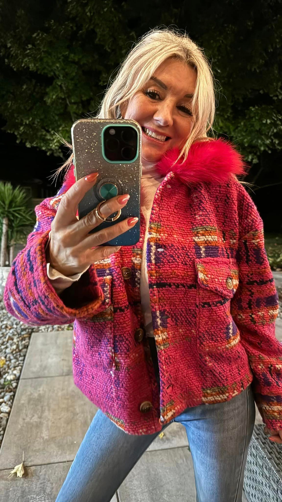 Manteau de laine à fourrure Collection italienne | Boutique Plateforme
