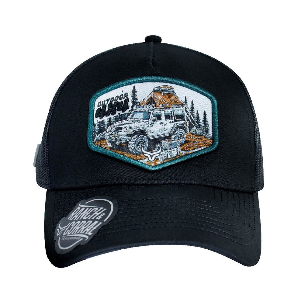 Miniature : Casquette brodée camping Ranch & Corral | Boutique Plateforme