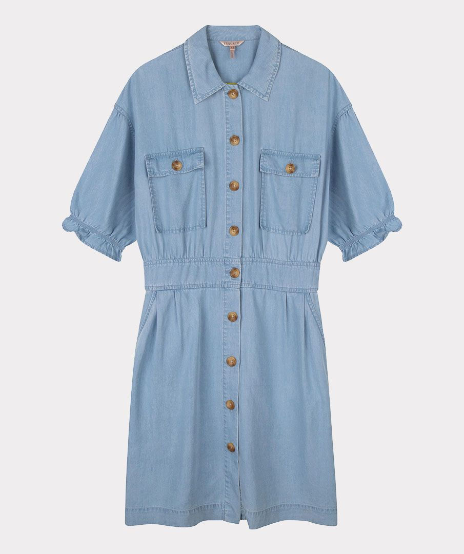 Miniature : Robe bleue à boutons Esqualo