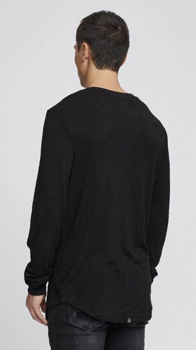Miniature : Chandail noir Kuwalla Tee, style KUL-LST1010