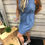 Miniature : Robe en denim bleue Ragwear