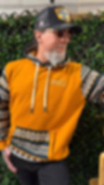 Hoodie à manches abstraites Horse Vibes | Boutique Plateforme