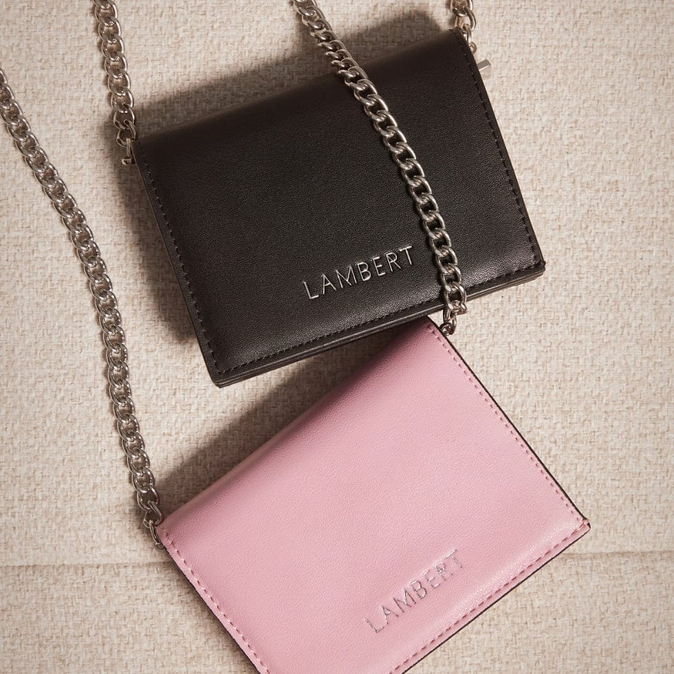 Miniature : Portefeuille sur chaîne Meredith noir par Lambert | Boutique Plateforme
