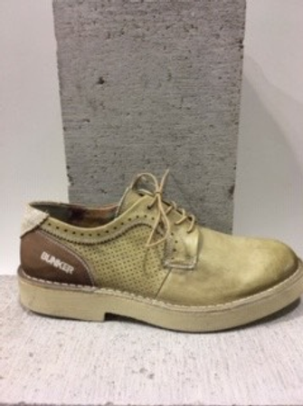 Chaussure beige en cuir BUNKER