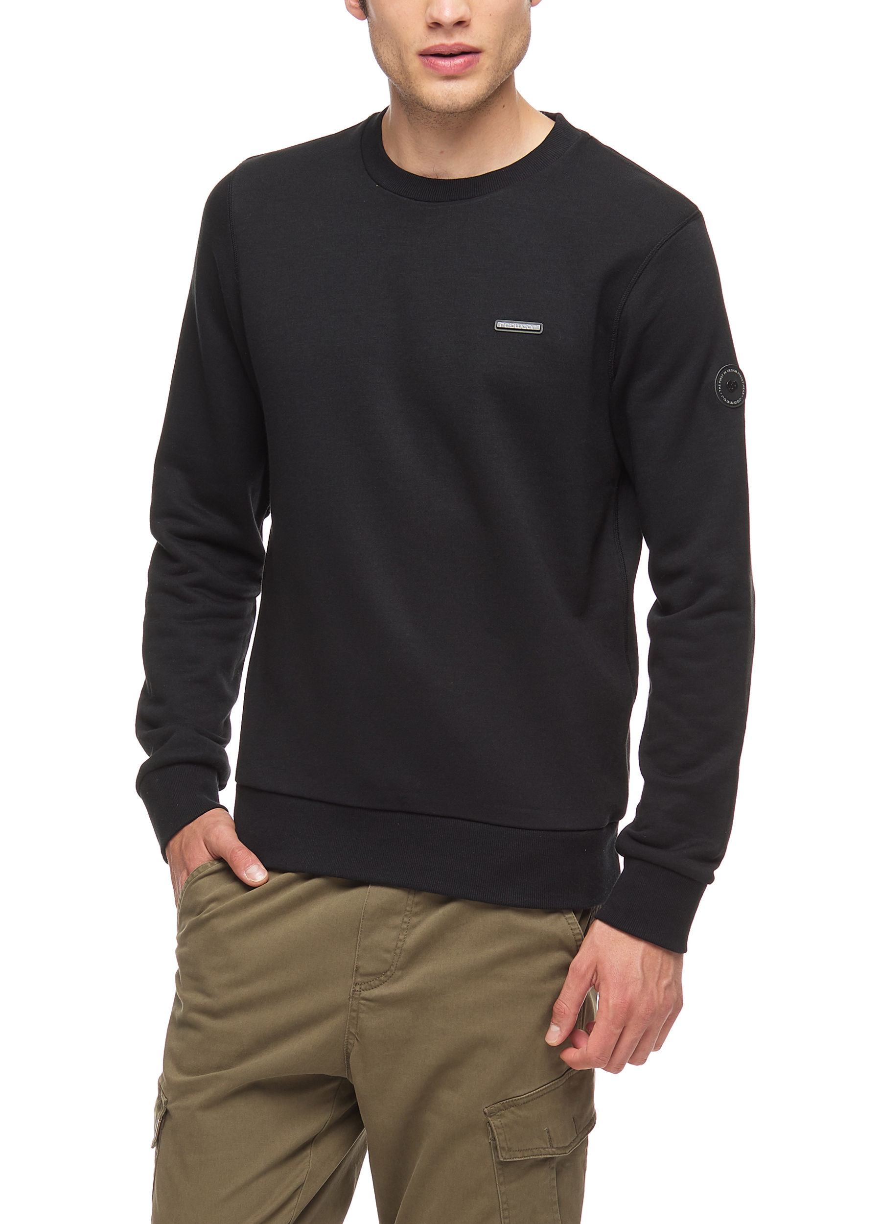 Chandail noir Ragwear, style Indie