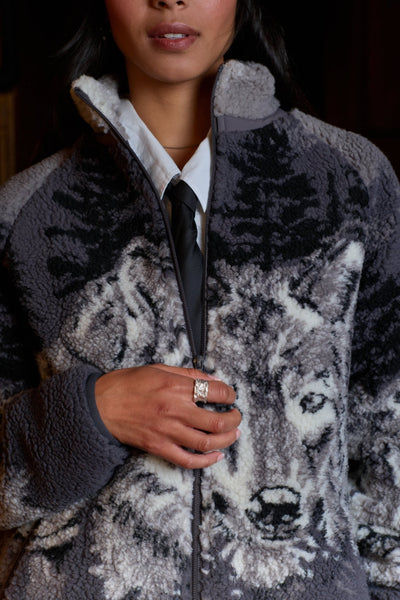 Miniature : Veste polaire imprimé hivernal Kuwalla Tee | Boutique Plateforme