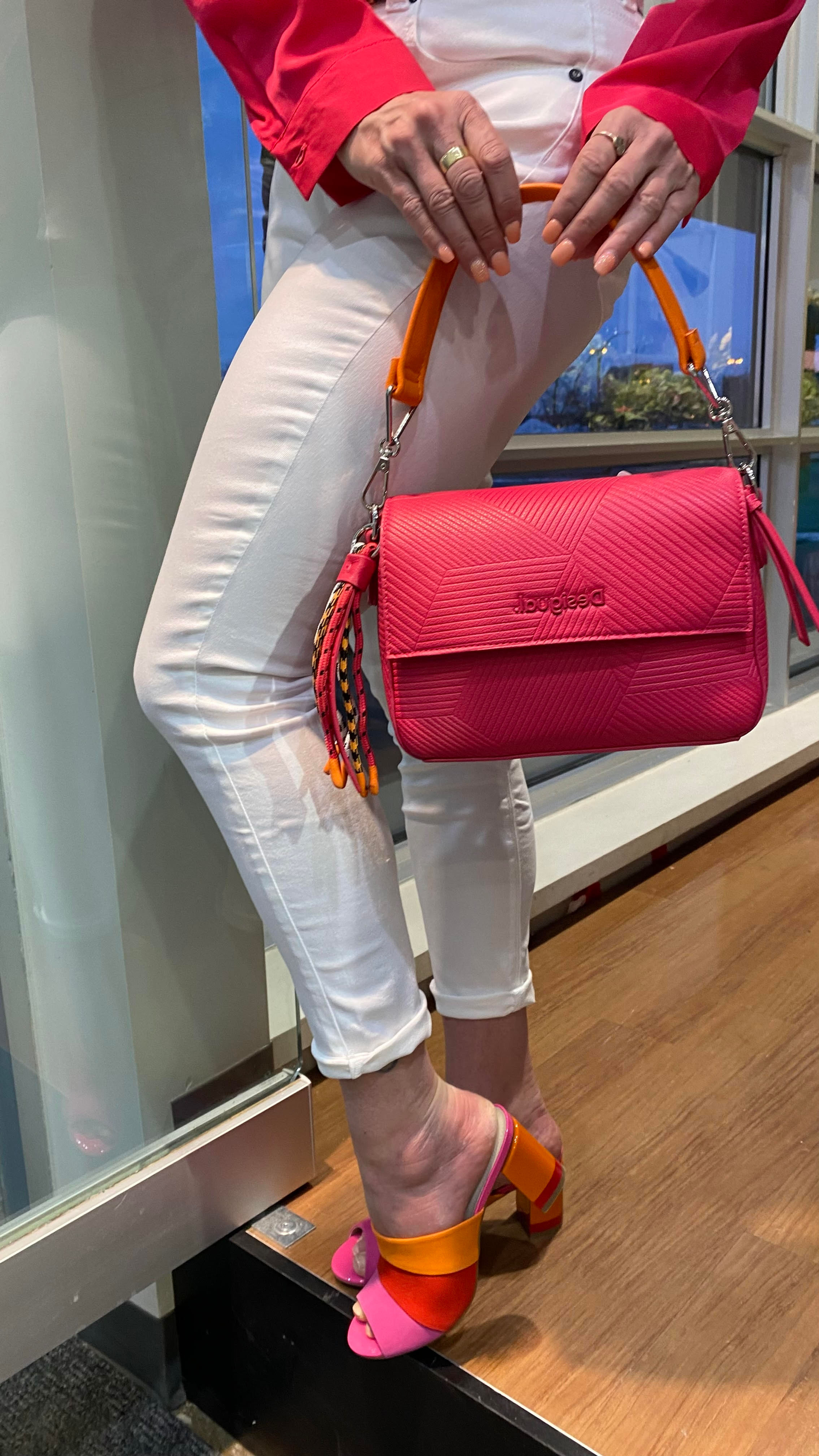 Sac à main rose Desigual