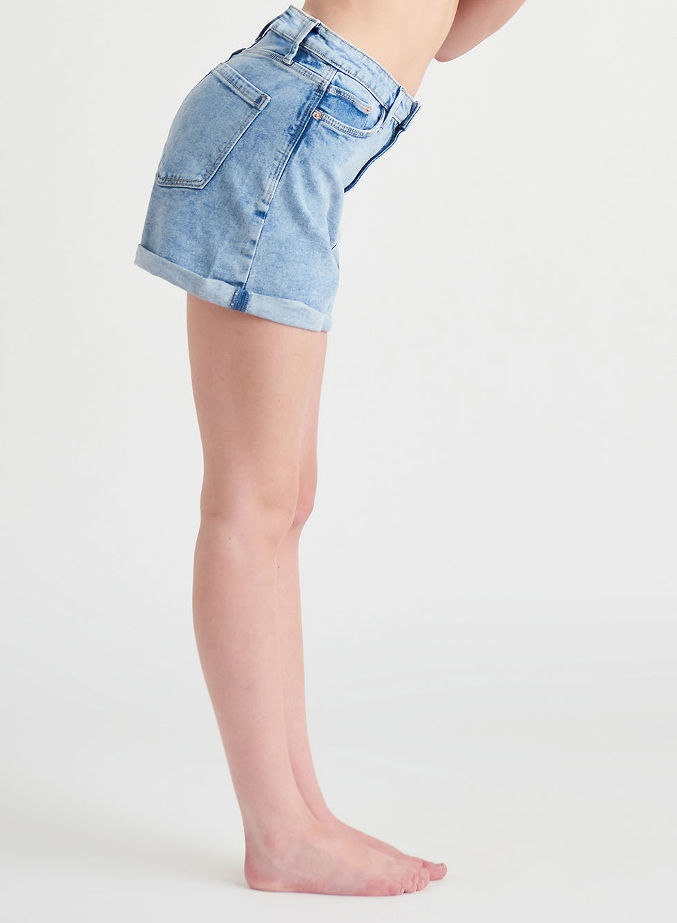 Miniature : Short bleu délavé vintage Dex, style 1925253