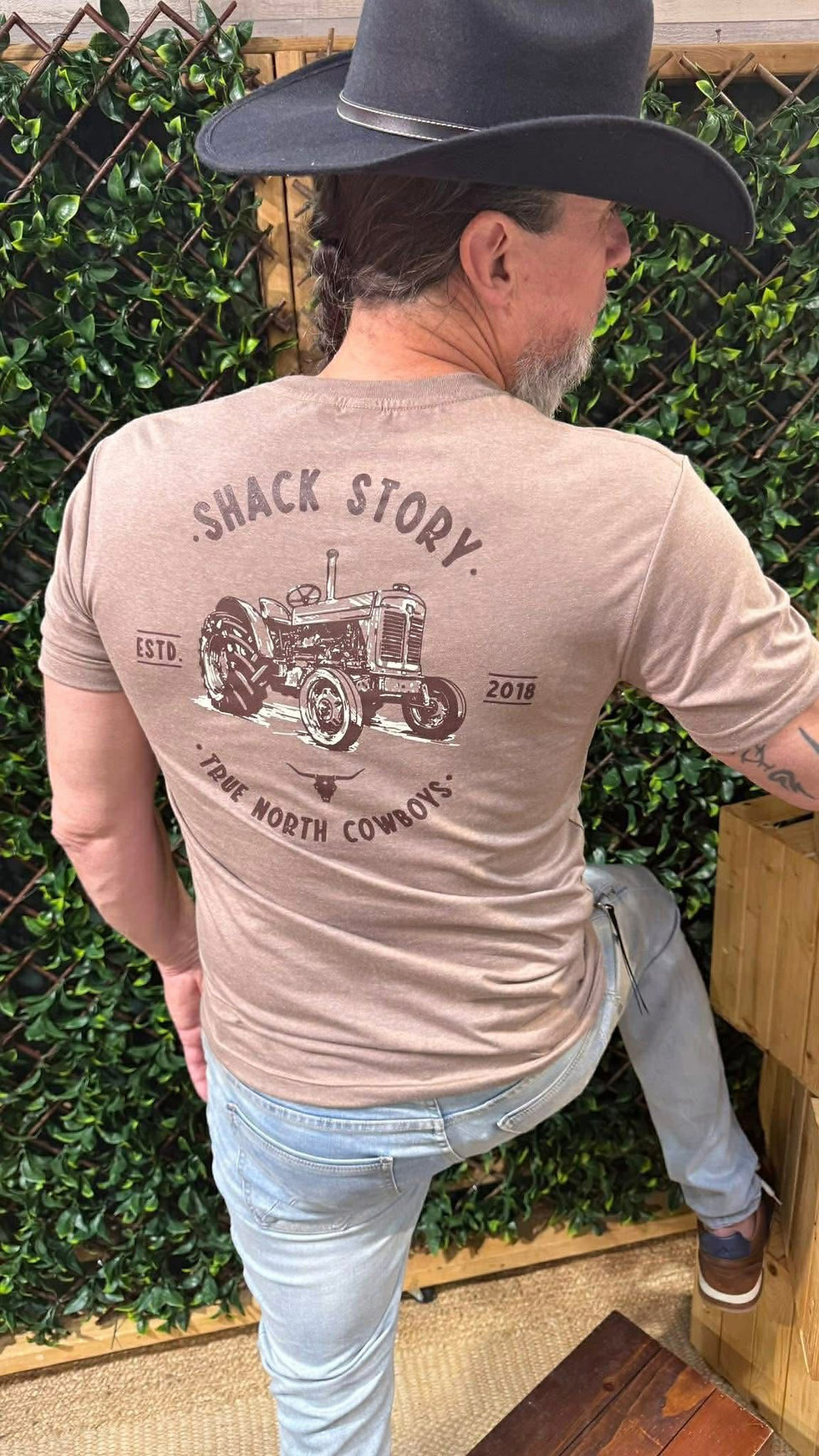 T-shirt imprimé tracteur Shack Story | Boutique Plateforme