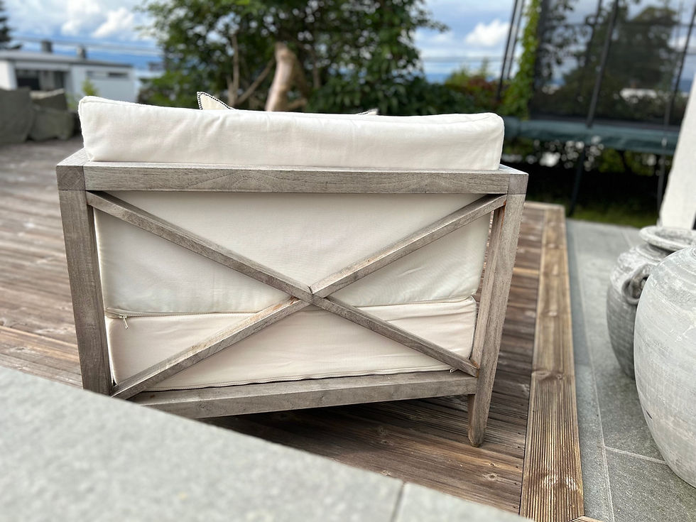 Miniatyrbilde: Adriano lounge stol med ottoman