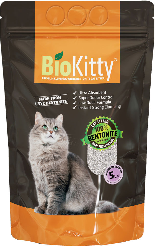 Άμμος Biokitty με Άρωμα Λεβάντας 5Lt