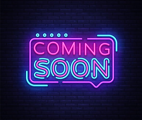 Neon Coming Soon Sign