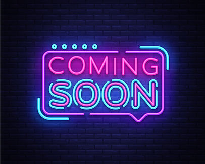 Neon Coming Soon Sign