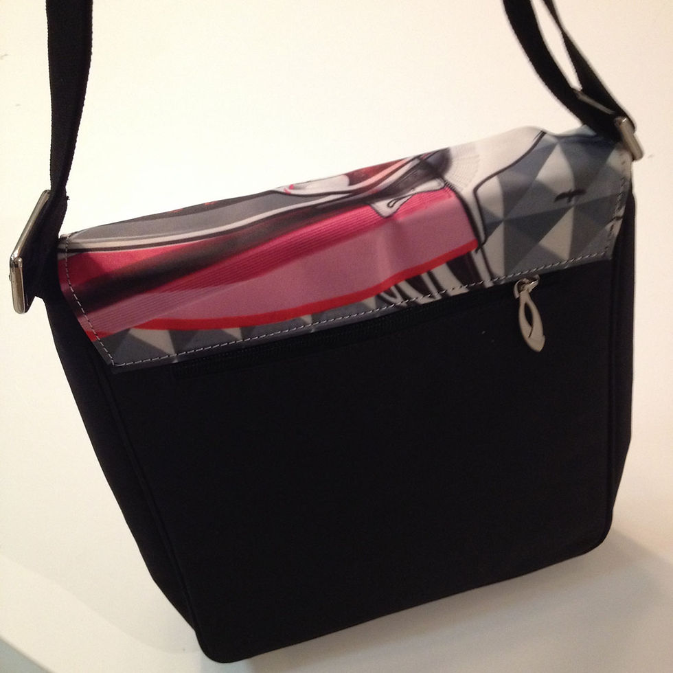 Thumbnail: Deco Drive Miami Graffiti Messenger Bag