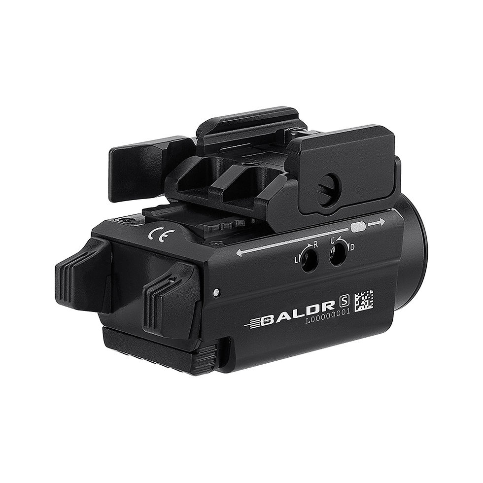 Thumbnail: Olight Baldr S is one of the most powerful compact light/green beam combos on the market.