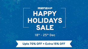 Bring In The Holidays In Style This December With MensXP’s Happy Holidays Sale!