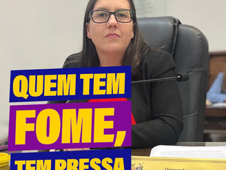 Vereadora Rochelle cobra implementação do programa de segurança alimentar "Tá na Mesa" em Uberaba