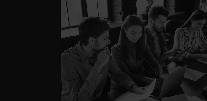 team working on project