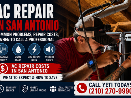 AC Repair in San Antonio: Costs, Common Problems, and What to Do First