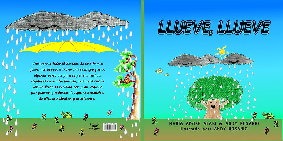 Miniatura: PDF Libro Infantil "Llueve, Llueve" de Andy Daniel Rosario y Maria Aduke Alabi