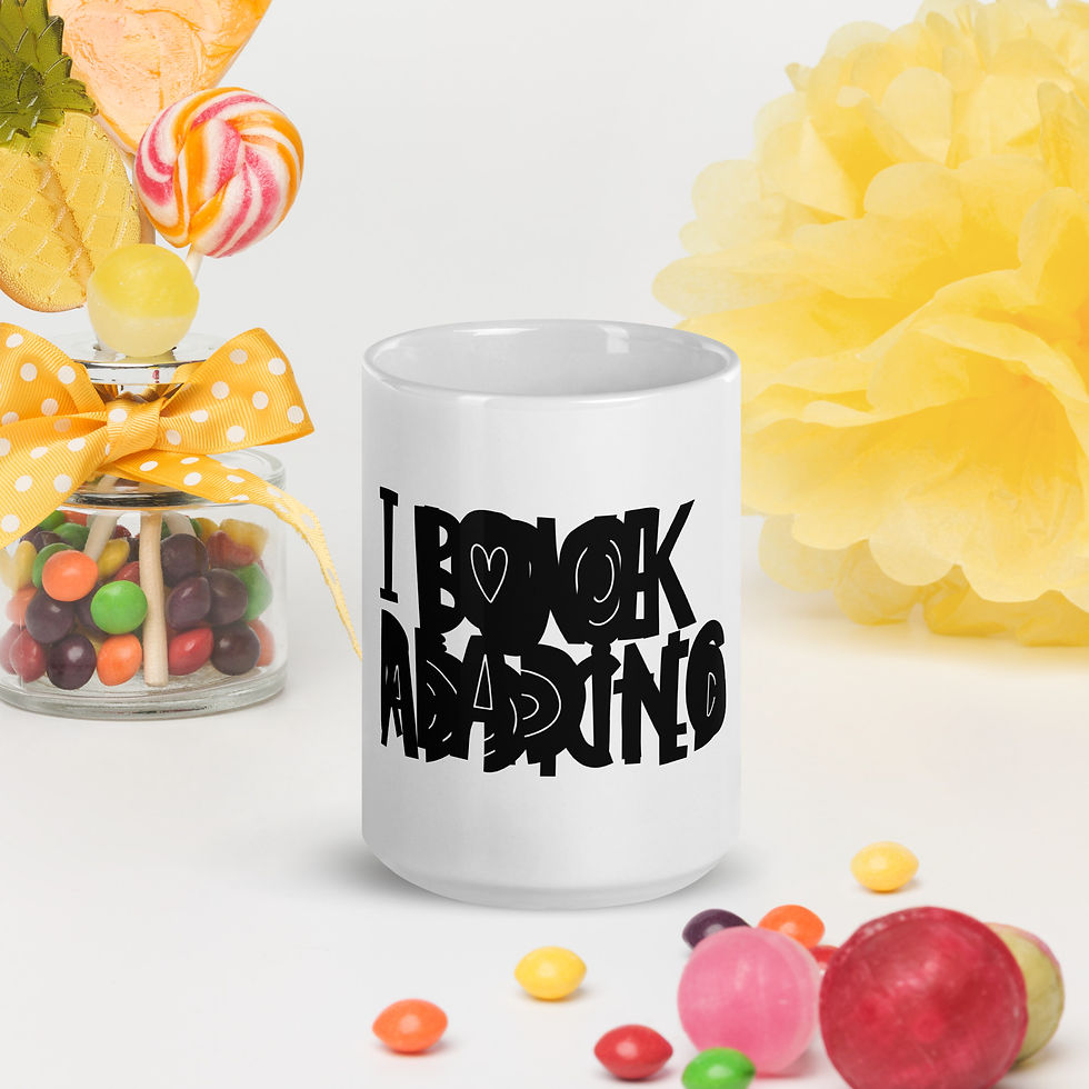 Thumbnail: Taza blanca brillante