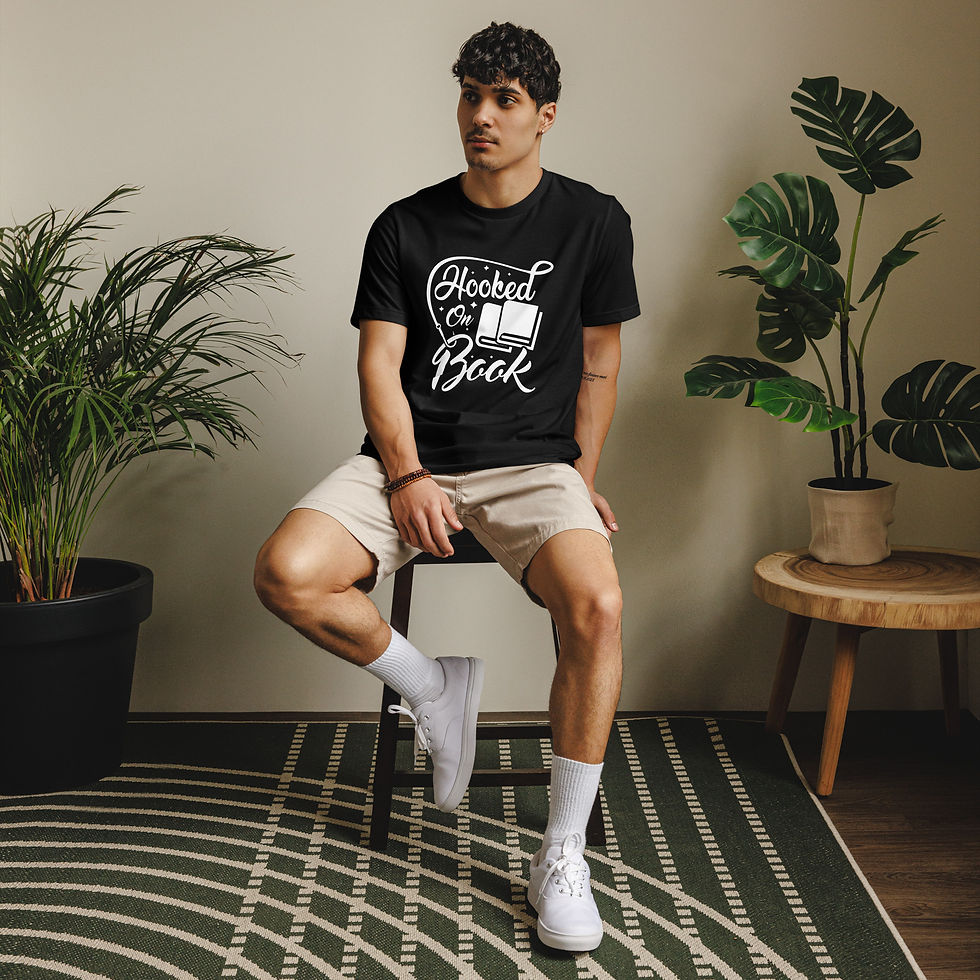Miniatura: Camiseta esencial eco unisex "Hocked on Book"