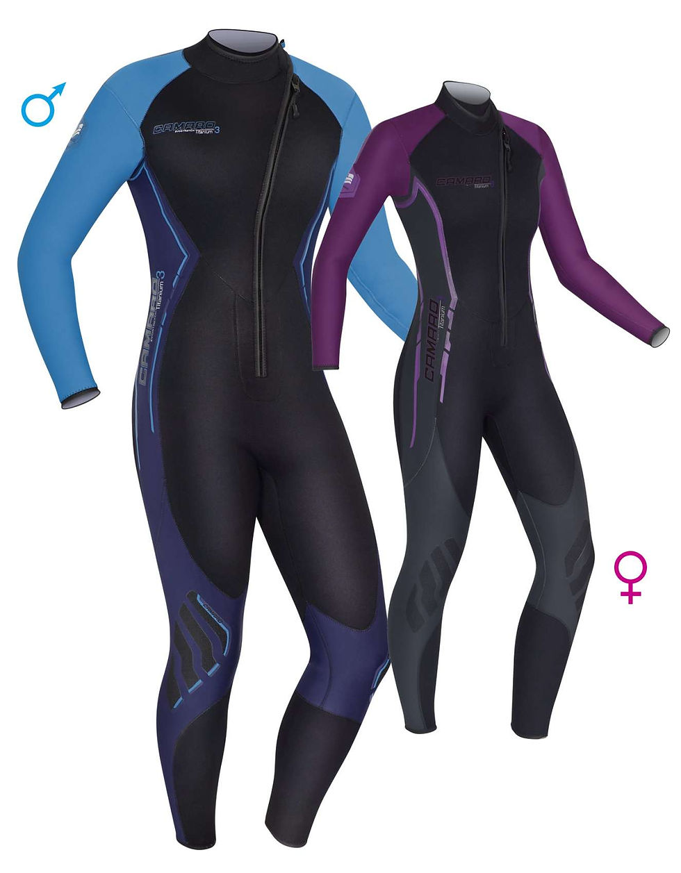 CAMARO TITANIUM OVERALL 3MM MEN WOMEN - DIVING, WATERSPORTS