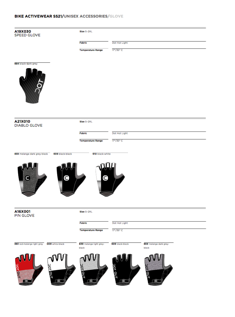 Thumbnail: DOTOUT SPEED GLOVE BLACK DARK GREY