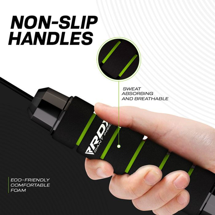 Thumbnail: RDX SKIPPING ROPE STEEL COATED CABLE W1