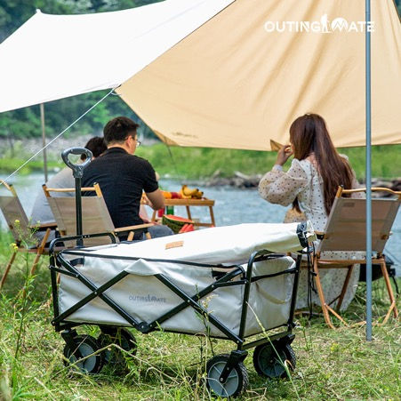 Thumbnail: OUTING MATE FOLDABLE OUTDOOR TROLLEY WAGON