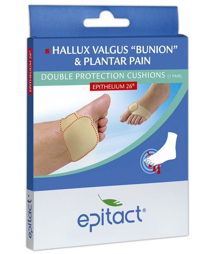 Thumbnail: EPITACT DOUBLE PROTECTION CUSHIONS FOR BUNION & PLANTAR PAIN