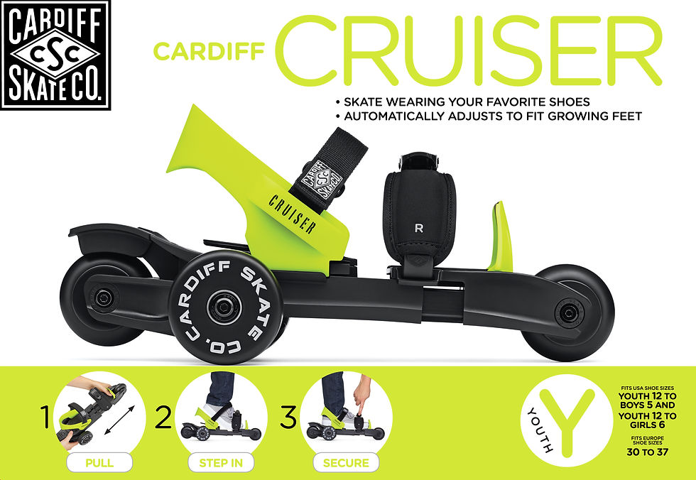 Thumbnail: Cardiff Cruiser Kids (Lime)