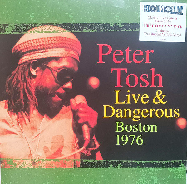 PETER TOSH LIVE & DANGEROUS BOSTON 1976 ( Color Vinyl )