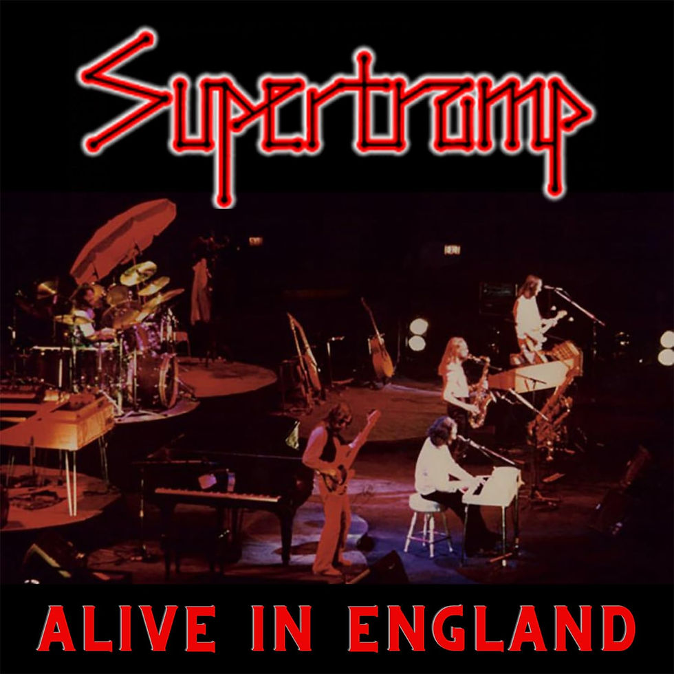 SUPERTRAMP ALIVE IN ENGLAND ( Color Vinyl )