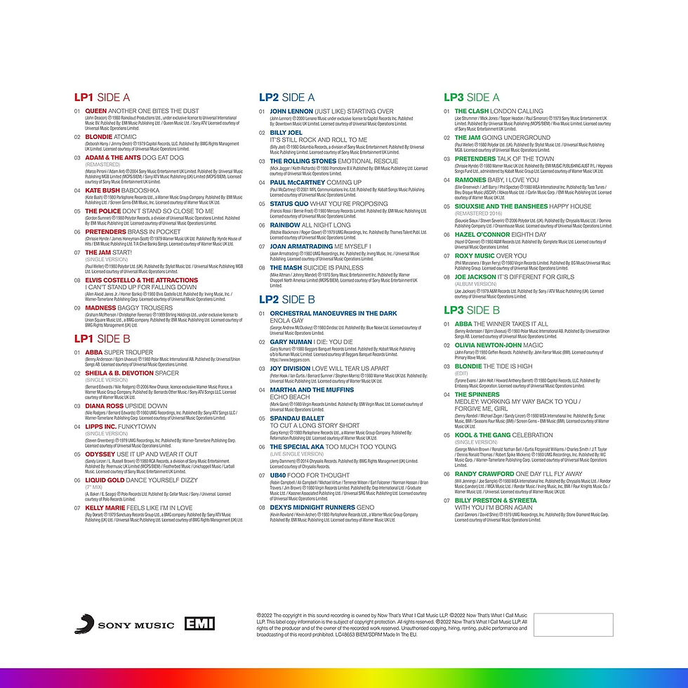 Miniature : NOW YEARBOOK 80's