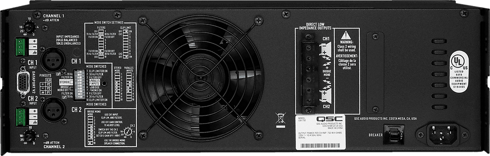 Miniature : Amplificateur QSC SYSTEMS - SQS ISA750-230