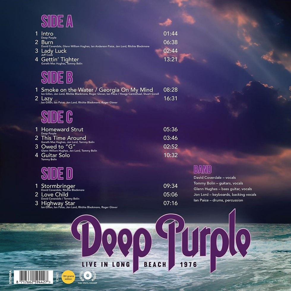 Miniature : DEEP PURPLE LIVE IN LONG BEACH 1976