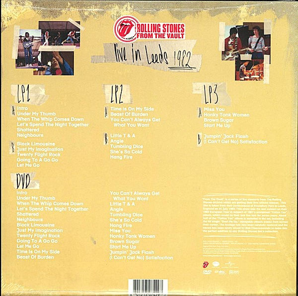 ROLLING STONES FROM THE VAULT : LIVE IN LEEDS 1982