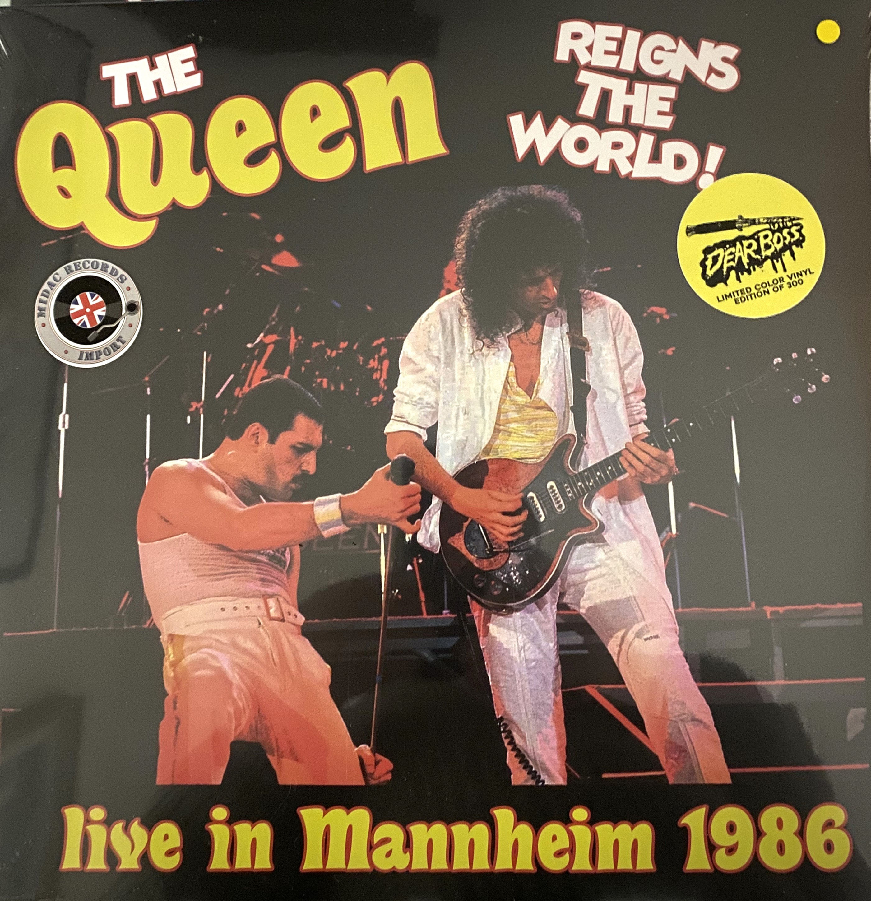 QUEEN REIGNS THE WORLD LIVE IN MANNHEIM 1986