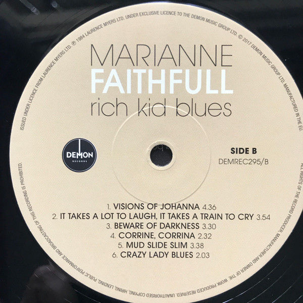 Miniature : MARIANNE FAITHFULL RICH KID BLUES