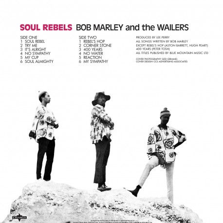 BOB MARLEY AND THE WAILERS SOUL REBELS