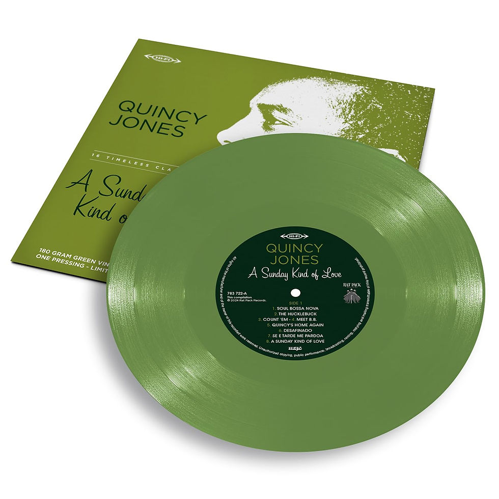 QUINCY JONES A SUNDAY KIND OF LOVE CD + LP ( Vinyl Color )